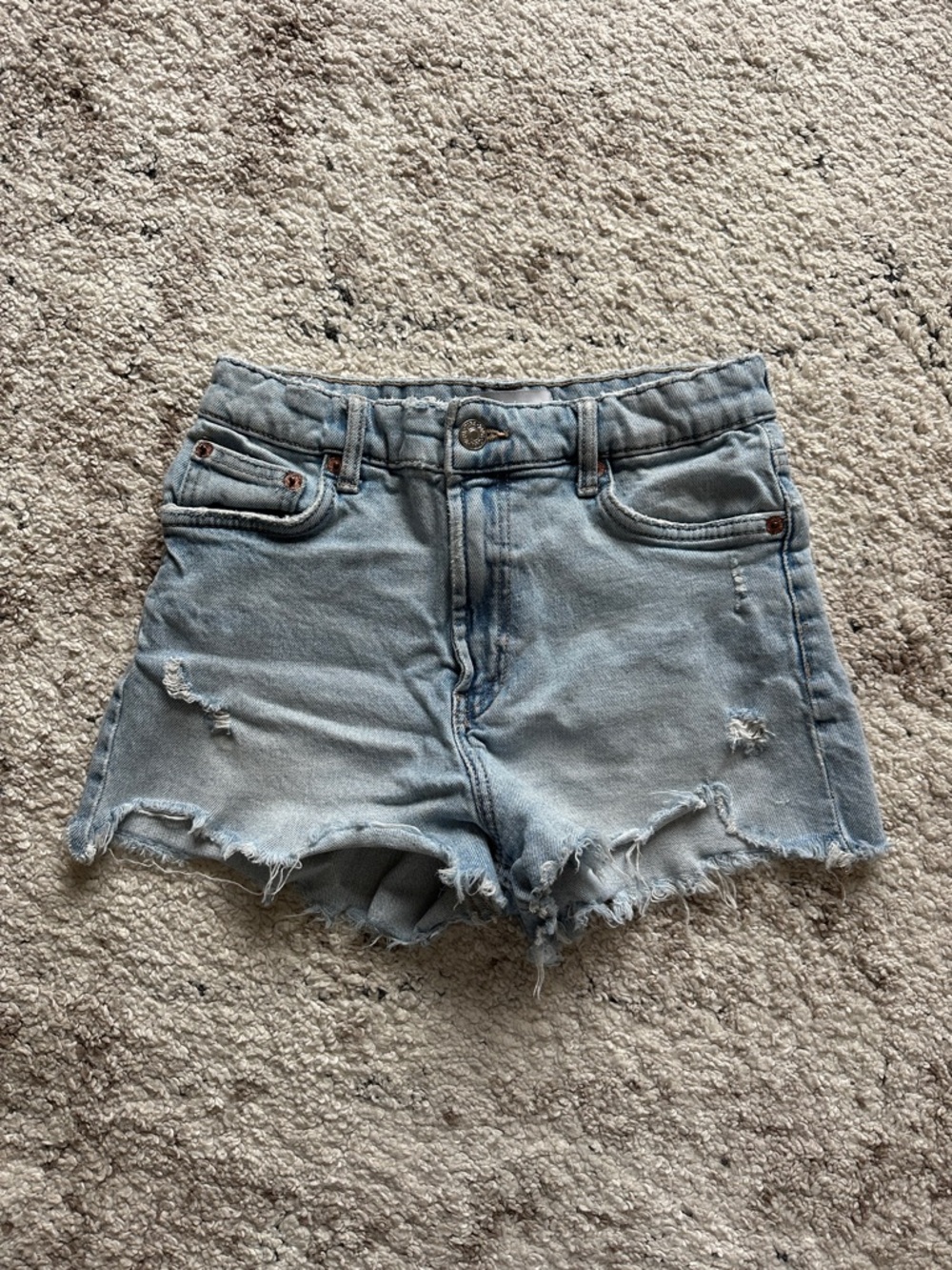 Denim shorts